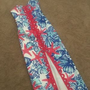Lilly Pulitzer Angela She She Shells Maxi Dress